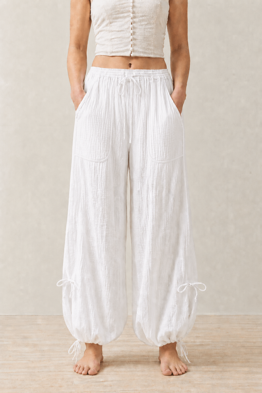 WHITE DUNE PANTS