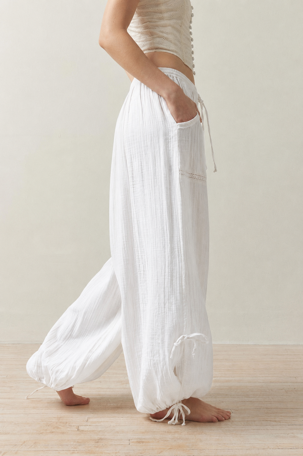 WHITE DUNE PANTS