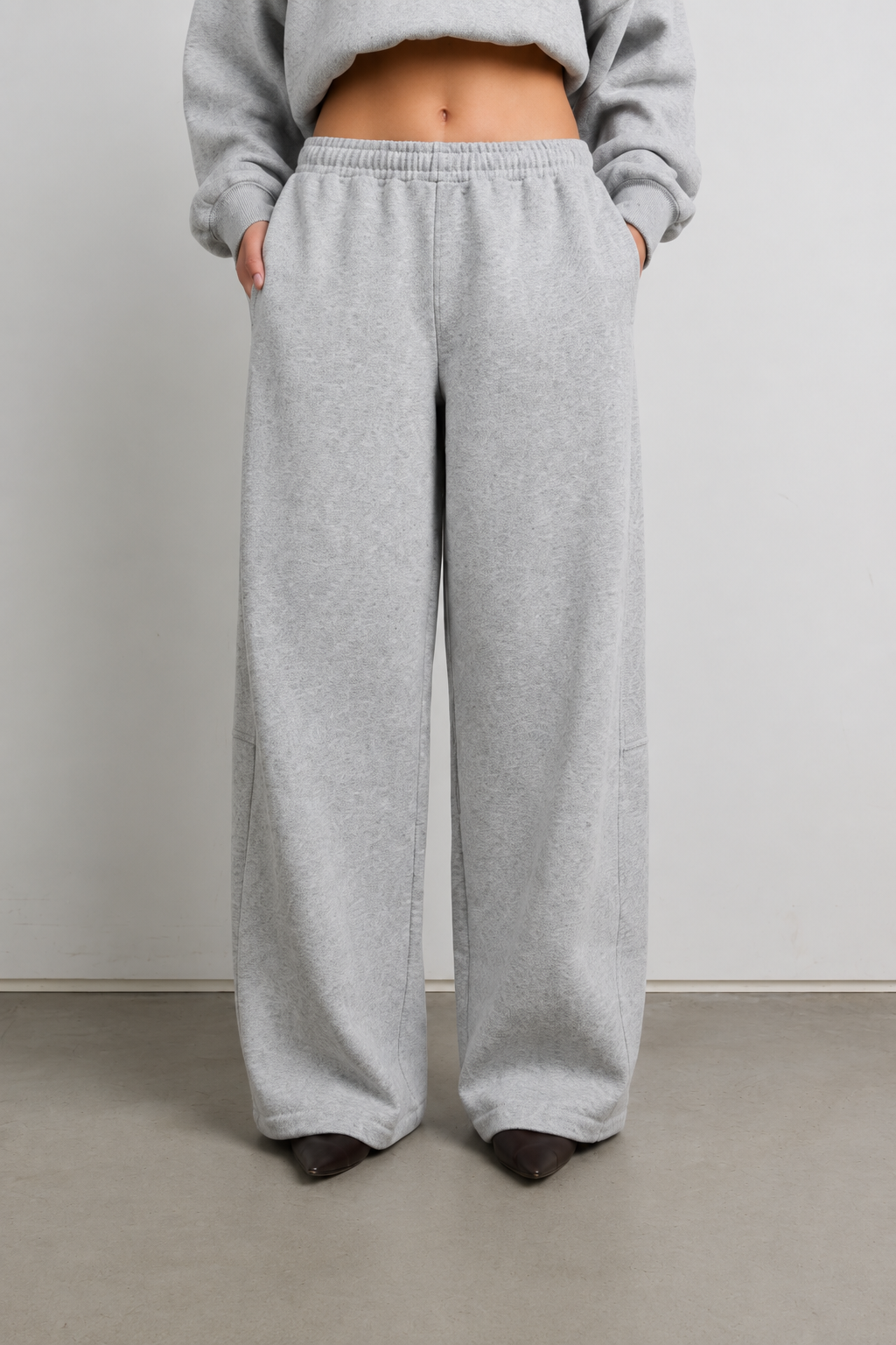 Aura Lounge Track Pants – Heather Grey