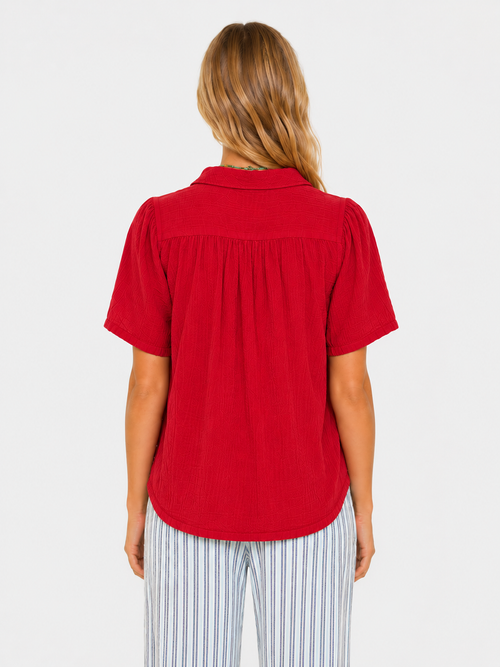 Luna Red Top
