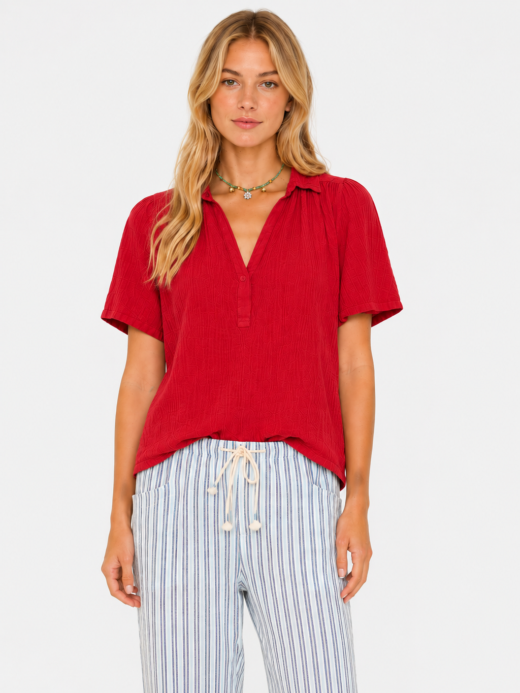 Luna Red Top