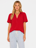 Luna Red Top
