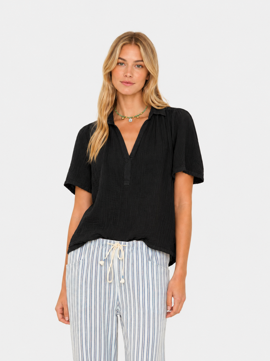 Luna Black Top
