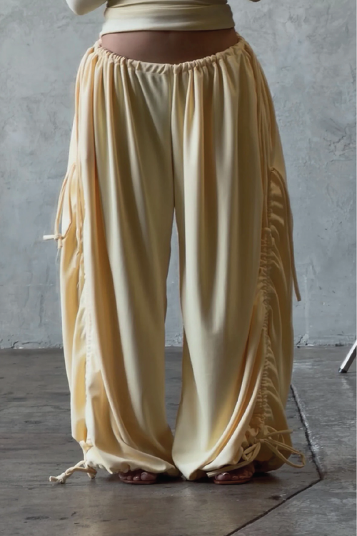CONTINUUM PANT IN BUTTER YELLOW